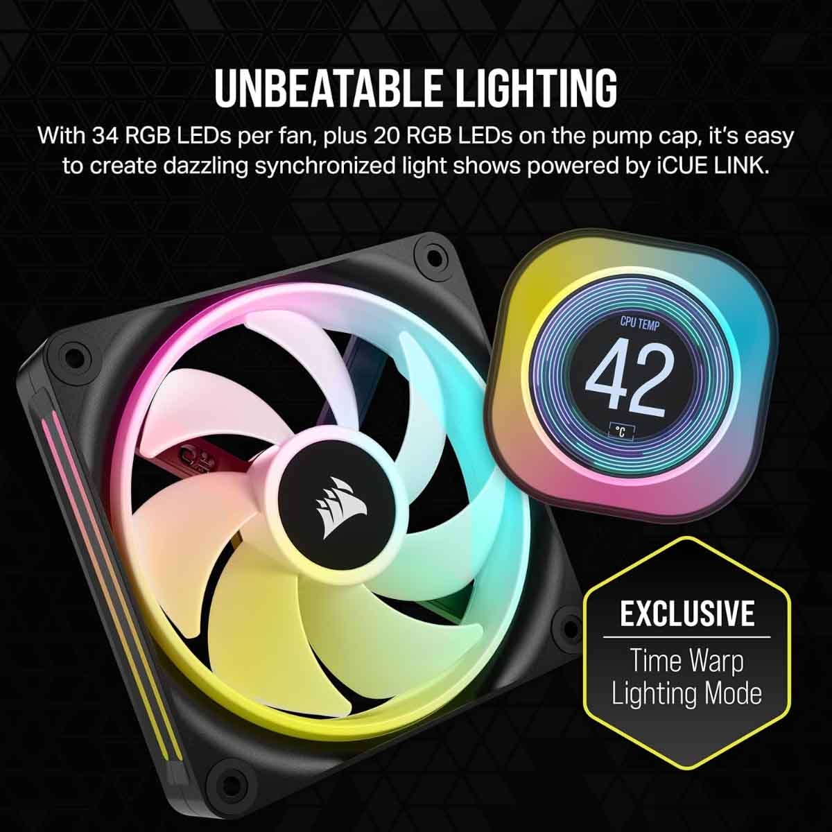 Corsair H100i LCD 240mm Liquid Cooler