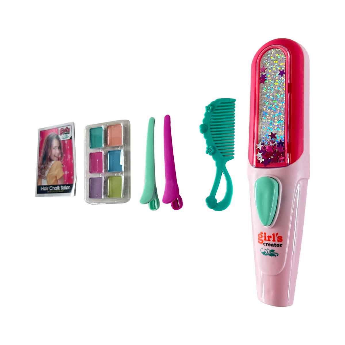 مي بو كاي مجموعة صبغ الشعر بالطباشير، للبنات، من عمر 5 إلى 7 سنوات