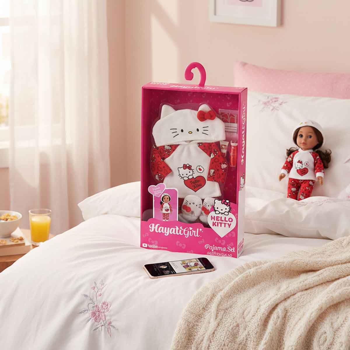 Hello Kitty Hayati Girl TP101493 Pajama Set Girls, 5-7 Years