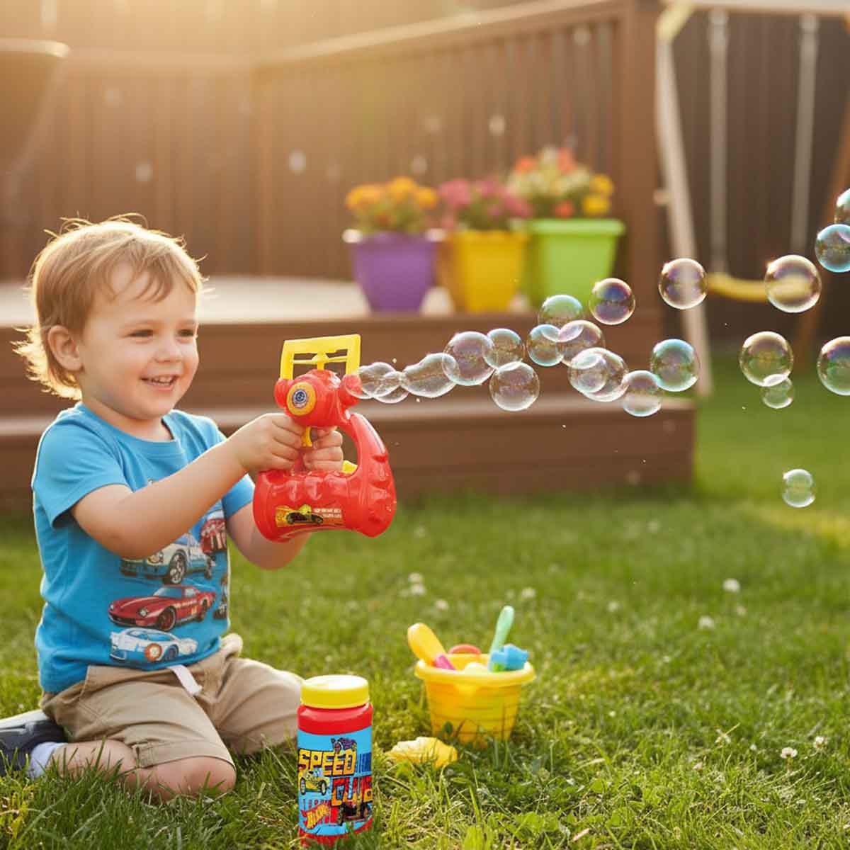 Hot Wheels Bubble Blaster Unisex, 3-4 Years