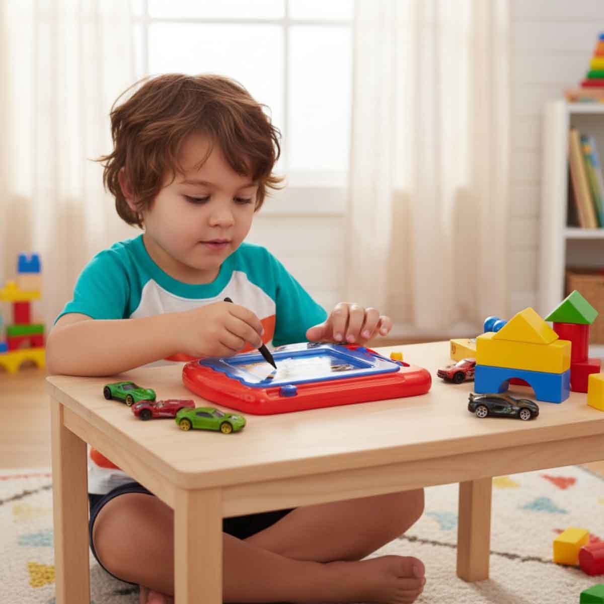 Hot Wheels Magic Writing Board Unisex, 3-4 Years