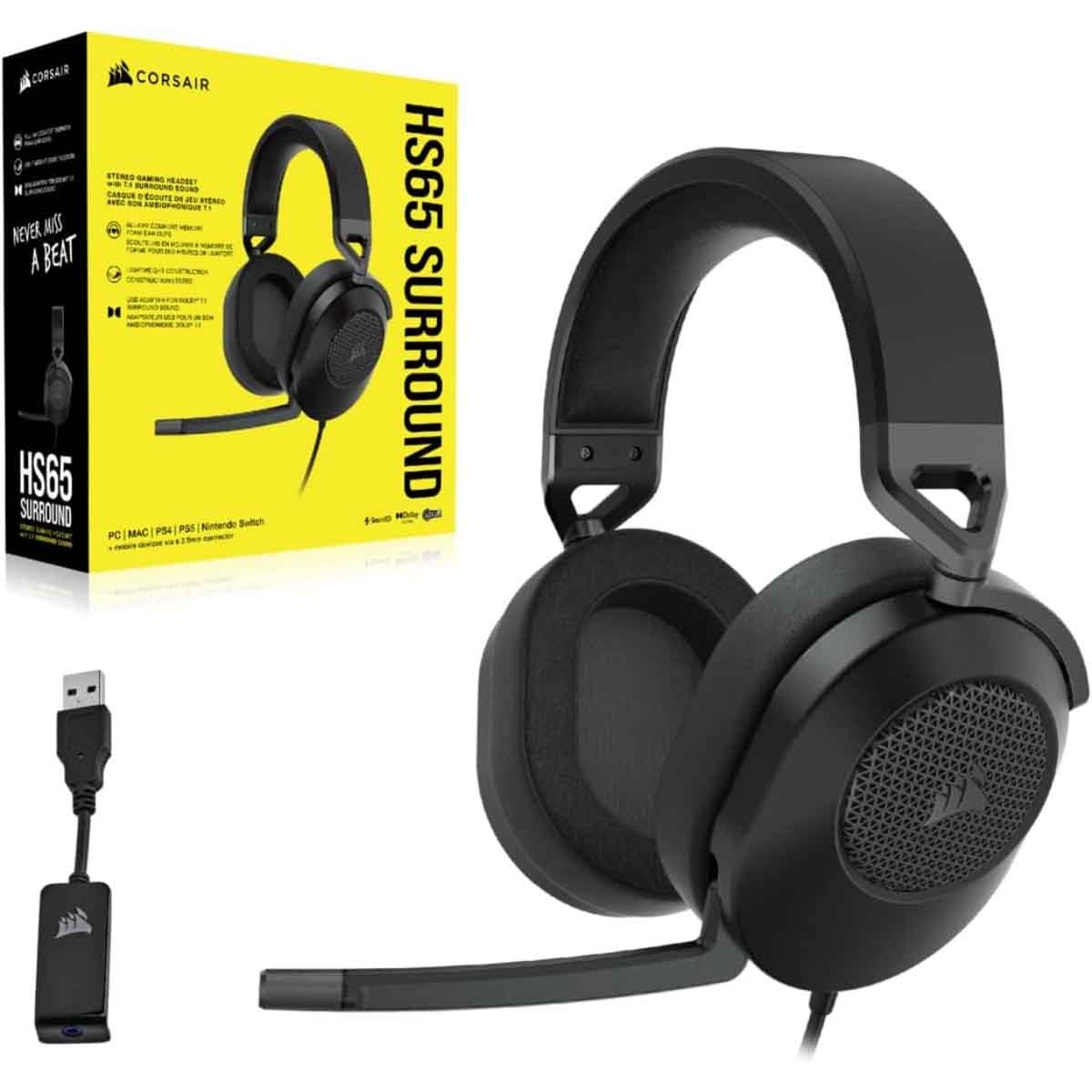 Corsair HS65 Surround Wired Gaming Headset
