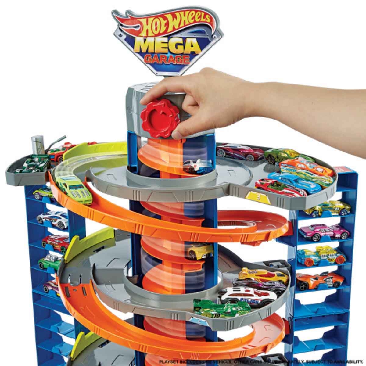 Hot Wheels City Mega Garage Playset Unisex, 3-4 Years