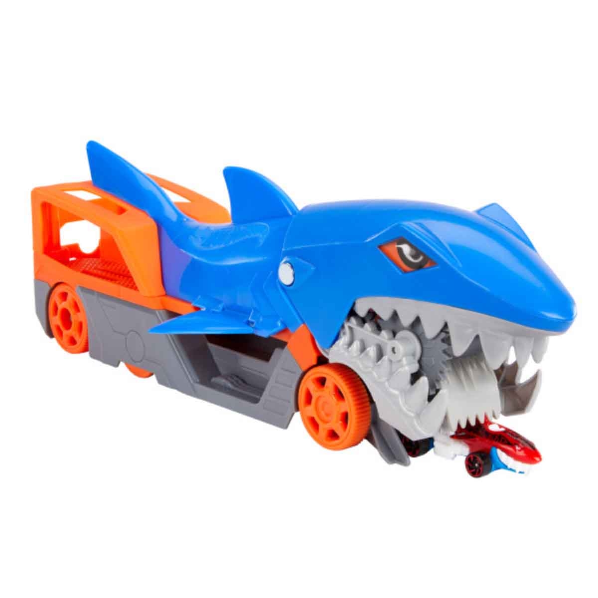 Hot Wheels Shark Chomp Transporter Playset Unisex, 3-4 Years