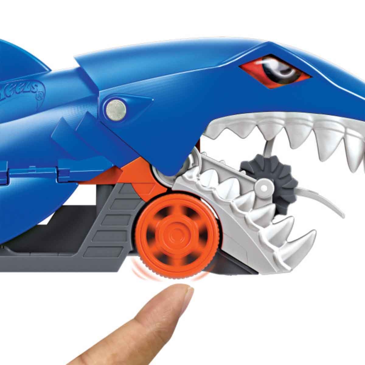 Hot Wheels Shark Chomp Transporter Playset Unisex, 3-4 Years