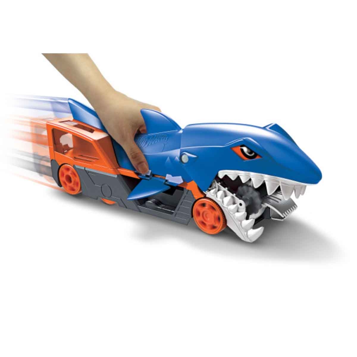 Hot Wheels Shark Chomp Transporter Playset Unisex, 3-4 Years