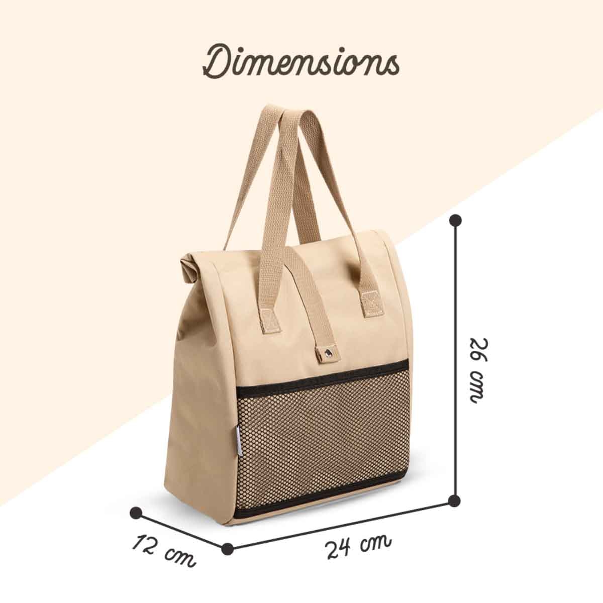 هايدروبرو حقيبة غداء باللون البيج