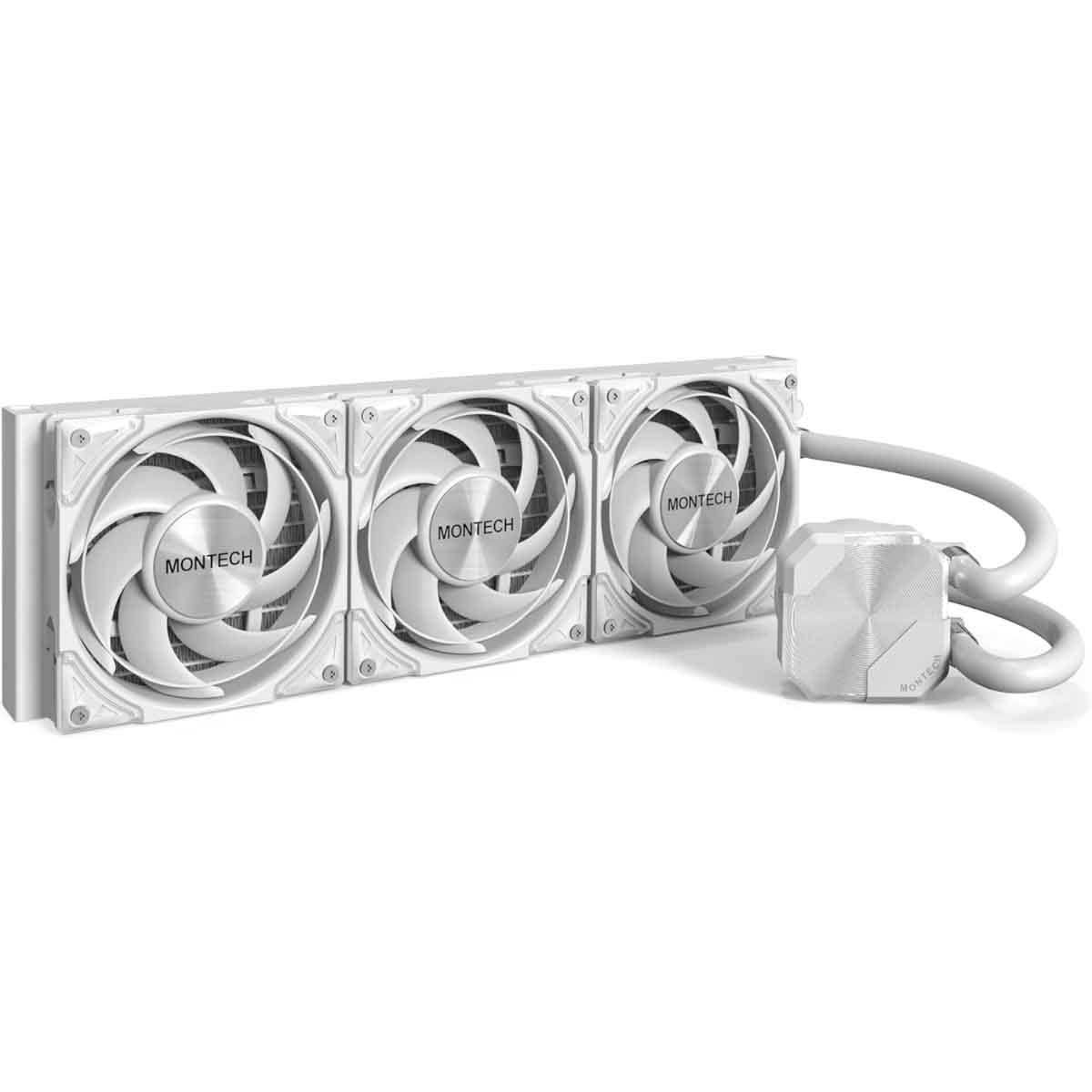 مونتيك مبرد سائل هايبر فلو سايلنت 360 باللون الأبيض
