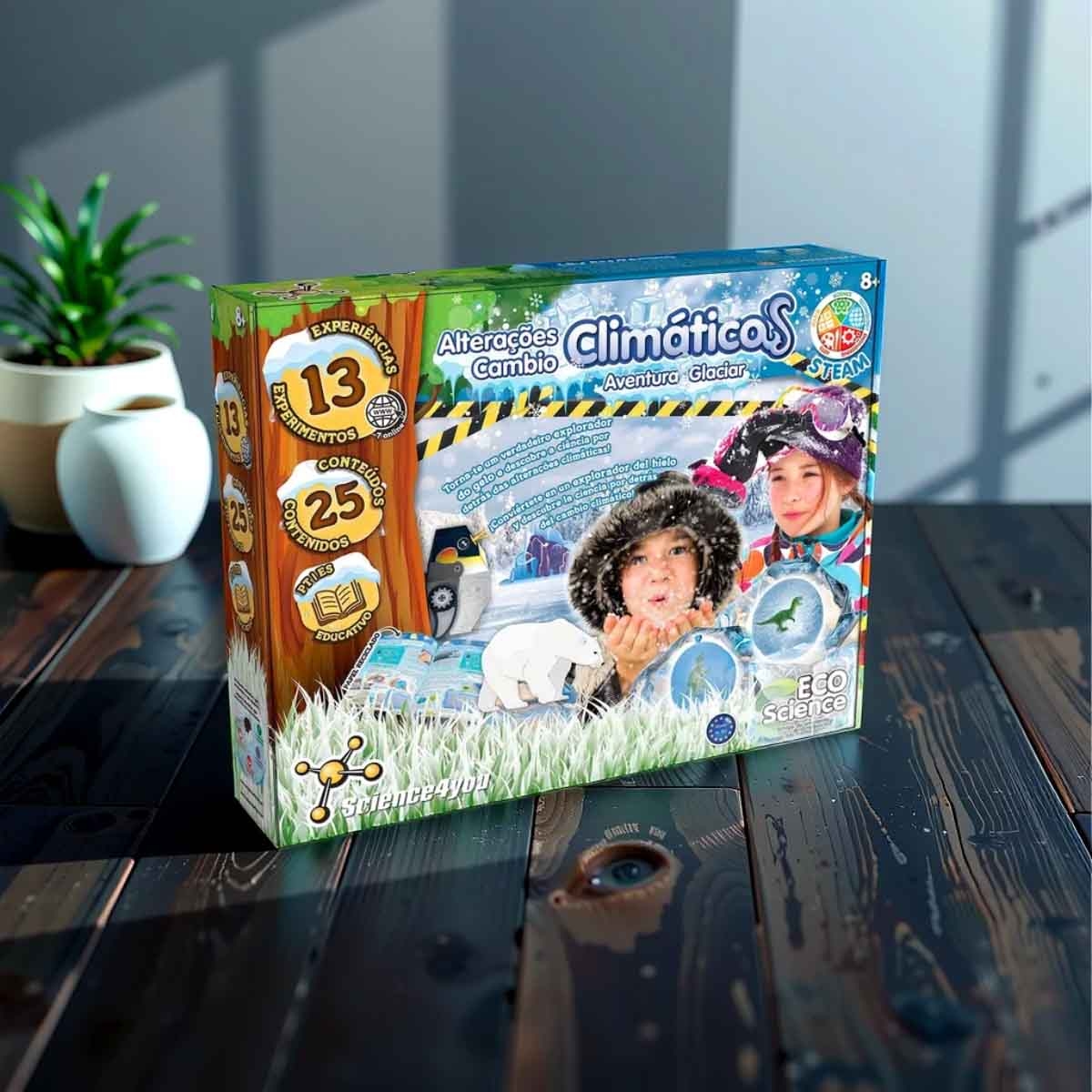 ساينس فور يو مجموعة مغامرة الجليد وتغير المناخ للجنسين، عمر 8-10 سنوات