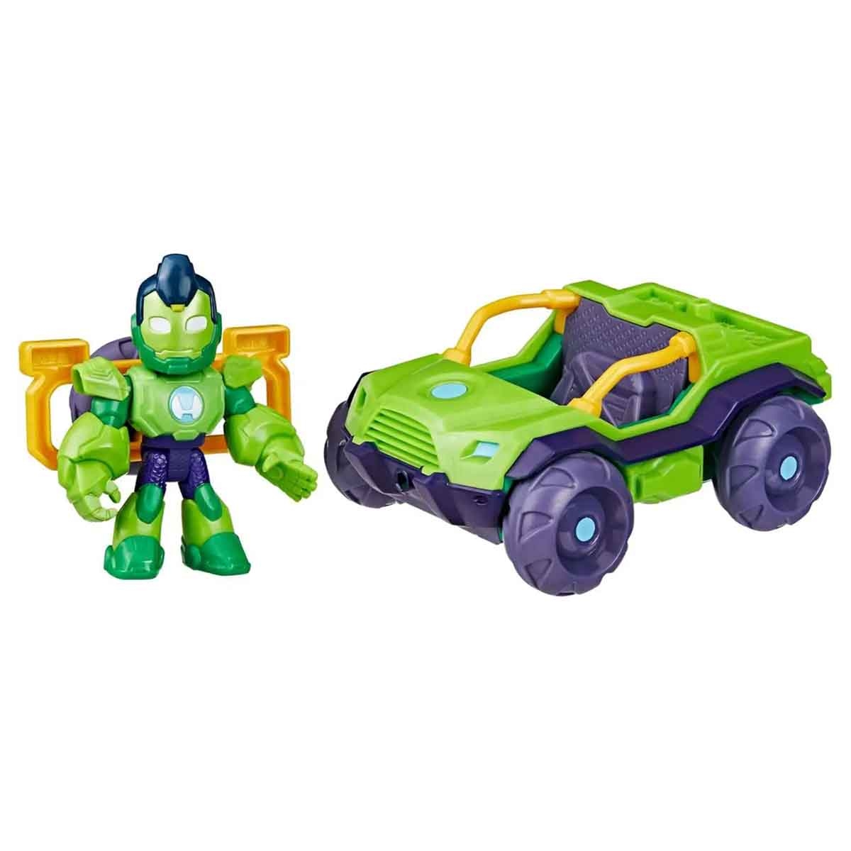 Iron Man & His Awesome Friends Racer Vehicle & Action Figure Playset Unisex, 3-4 Years