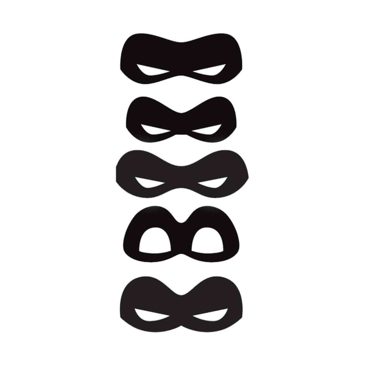 ديزني إنكريدبلز 2 مجموعة أقنعة عيون ورقية عدد 8 قطع