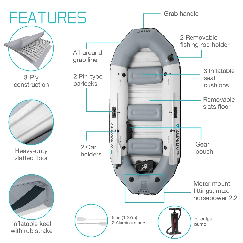 إنتكس مجموعة قارب مارين 4 للجنسين، 13 سنة فما فوق
