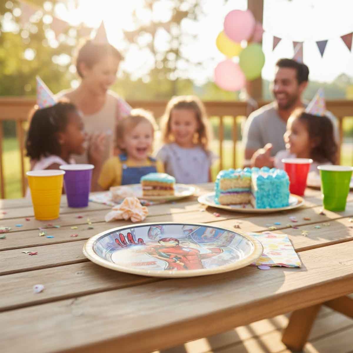 Marvel Iron Man 8-Piece 7" Paper Plate Set