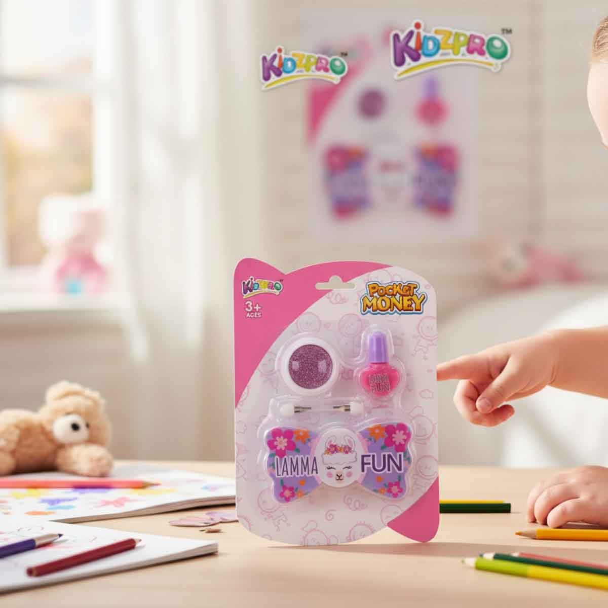 Kidzpro Nail Polish Set Girls, 3-4 Years