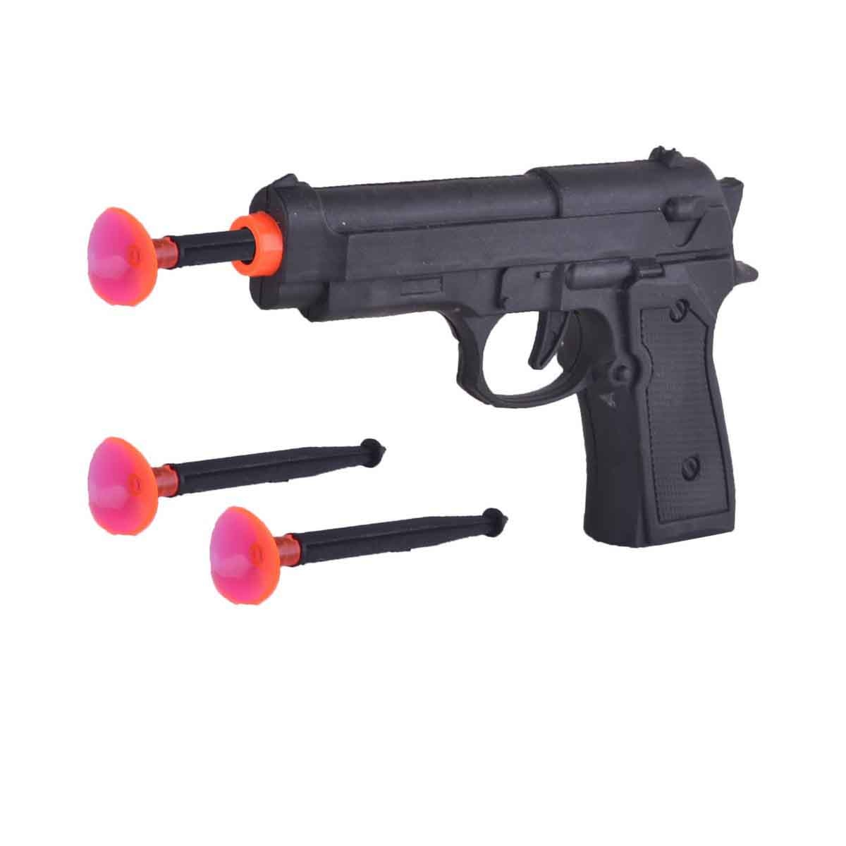 Kidzpro Pocket Money Police Gun with 3 Darts Boys, 3-4 Years