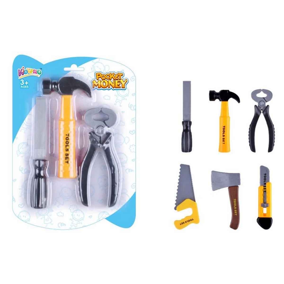 Kidzpro Pocket Money Assorted Tools Boys, 3-4 Years