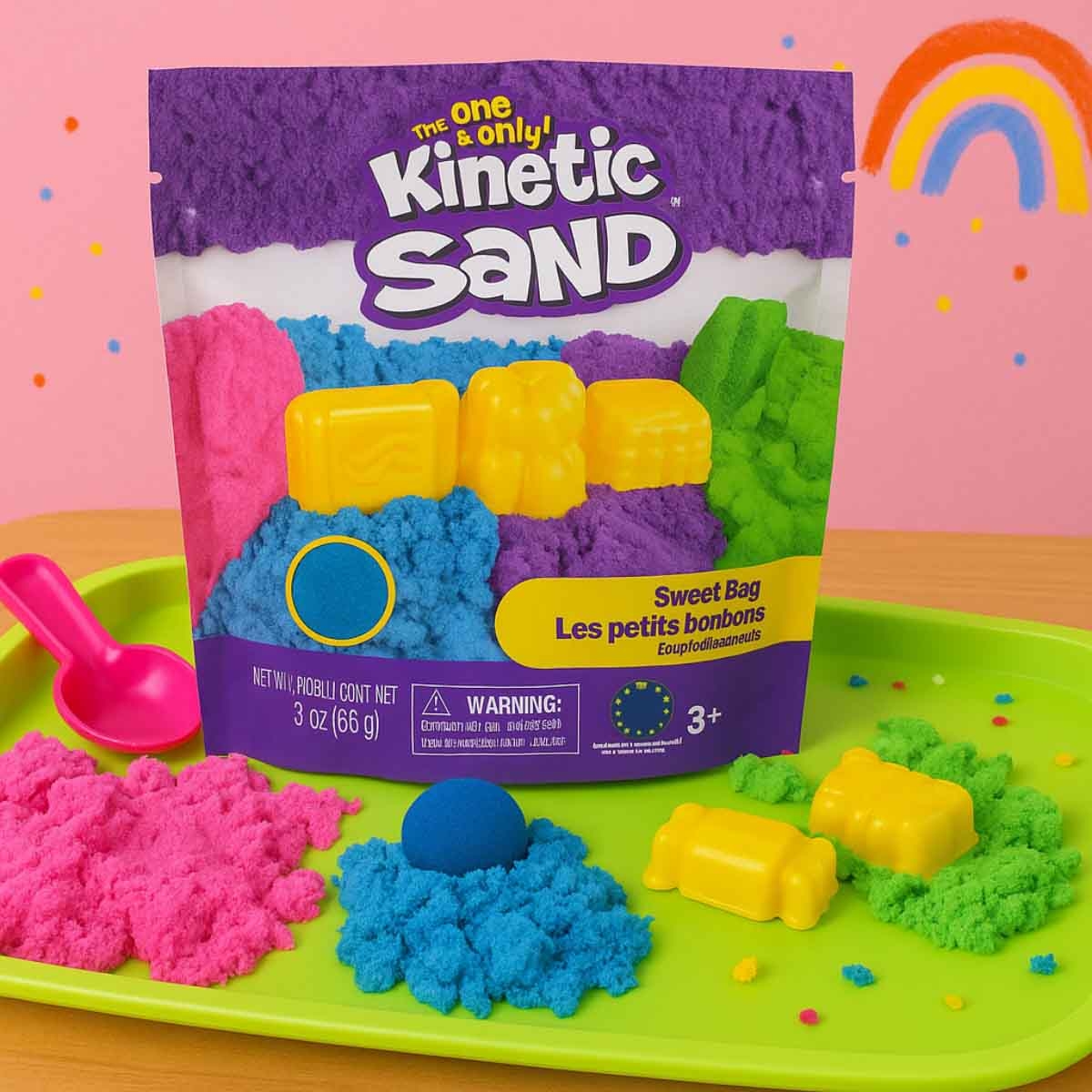 Kinetic Sand 85g Assorted Candy Bag Original Magic Sand Unisex, 3-4 Years
