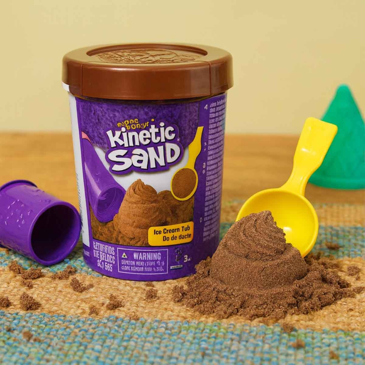 Kinetic Sand Assorted Ice Cream Tub Sand Unisex, 3-4 Years