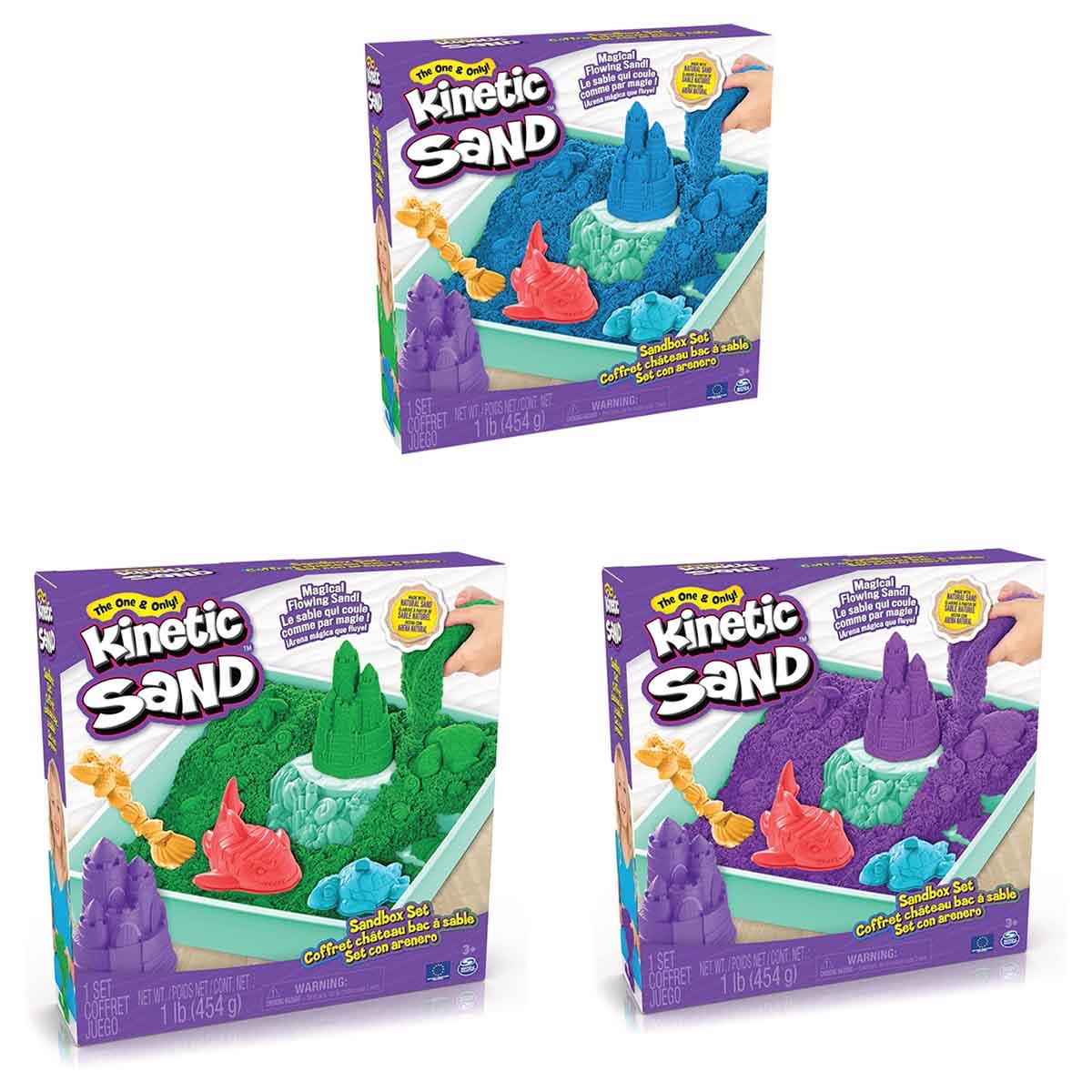 Kinetic Sand Nautical Assorted Sand Box Set Unisex, 3-4 Years