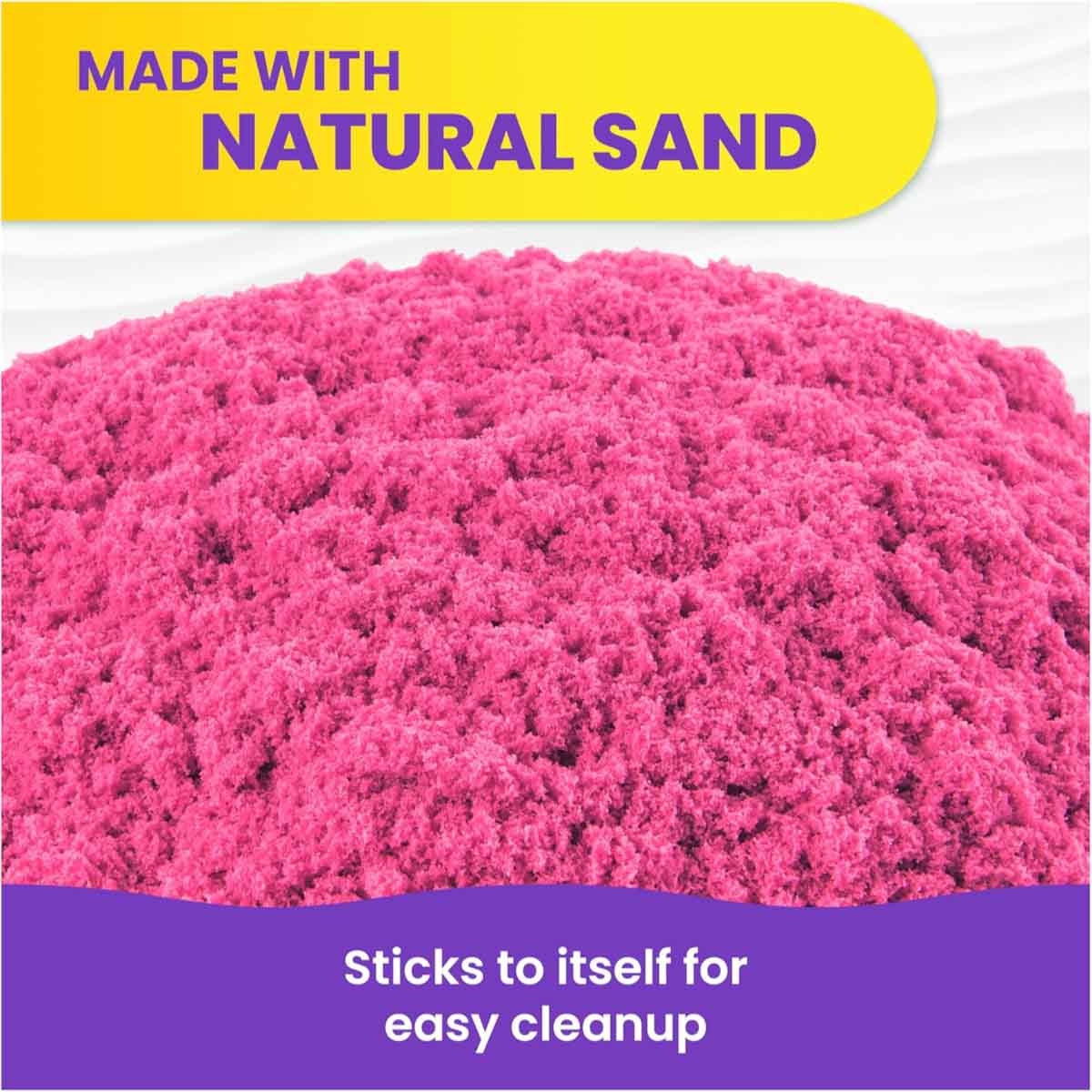 Kinetic Sand 2lb. The Original Moldable Sensory Pink Play Sand Unisex, 3-4 Years