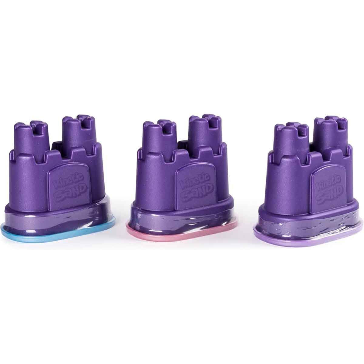 Kinetic Sand 4oz. Shimmering Sand with Sandcastle Molds Unisex, 3-4 Years