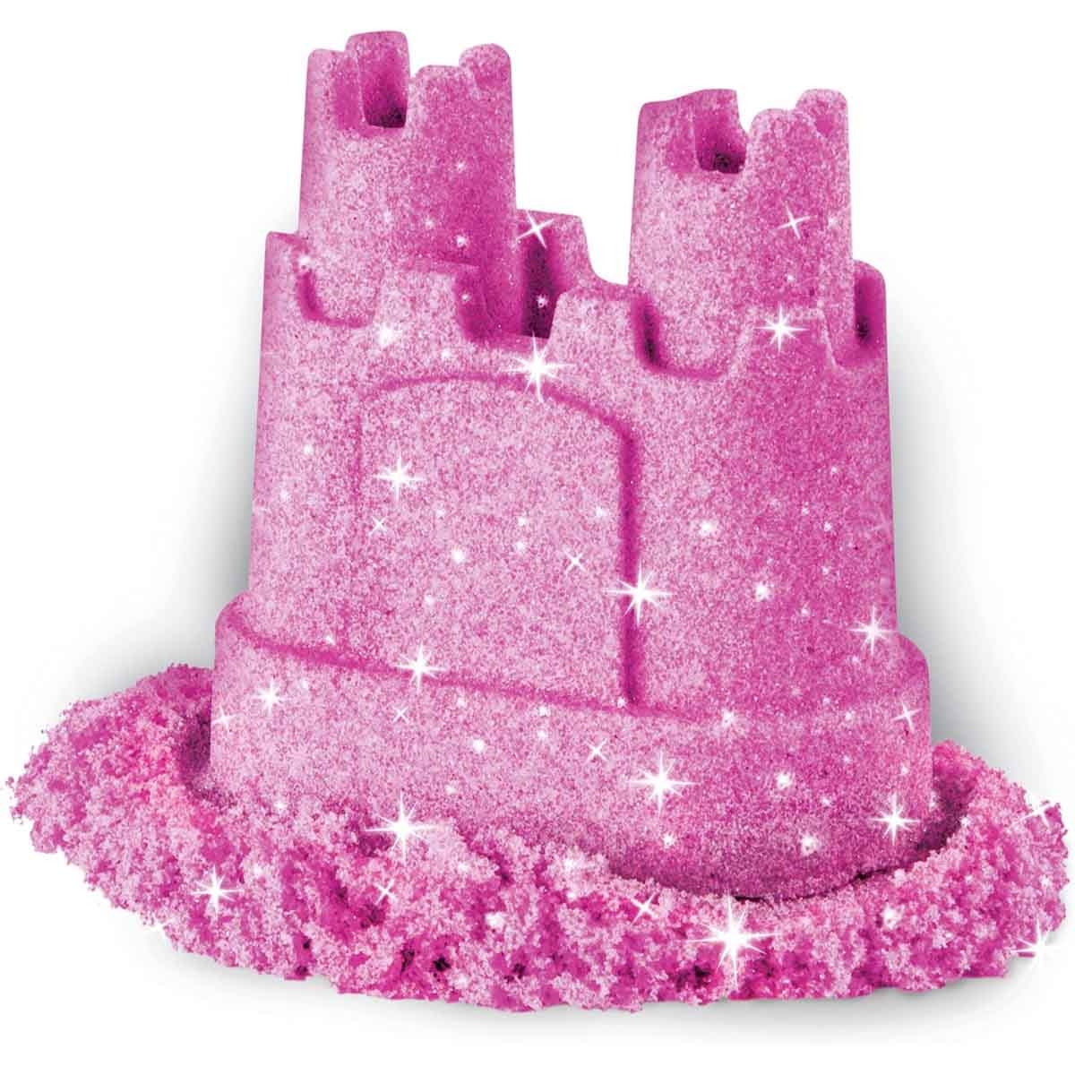 Kinetic Sand 4oz. Shimmering Sand with Sandcastle Molds Unisex, 3-4 Years