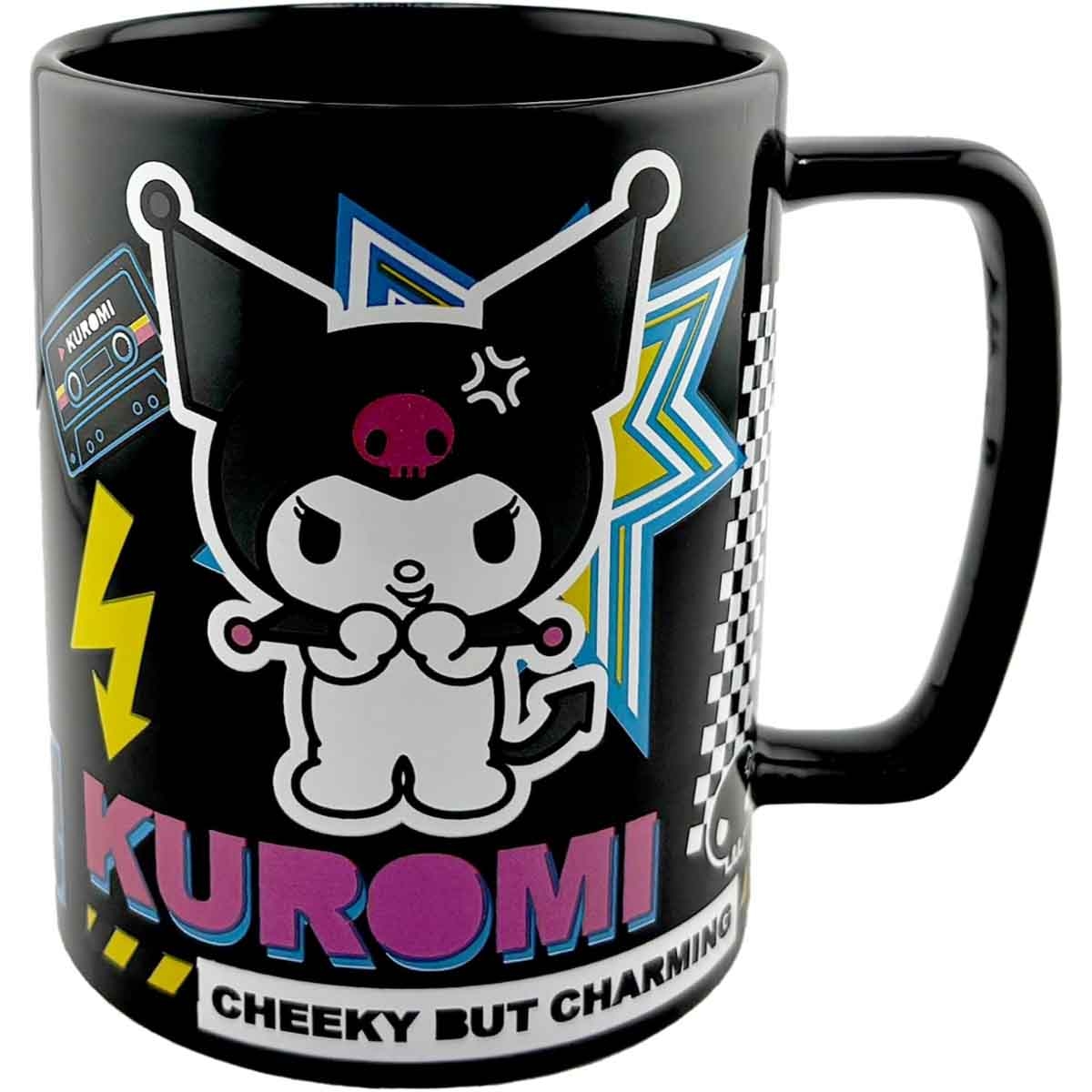 Pyramid Kuromi Cheeky Punky Fuzzy Mug