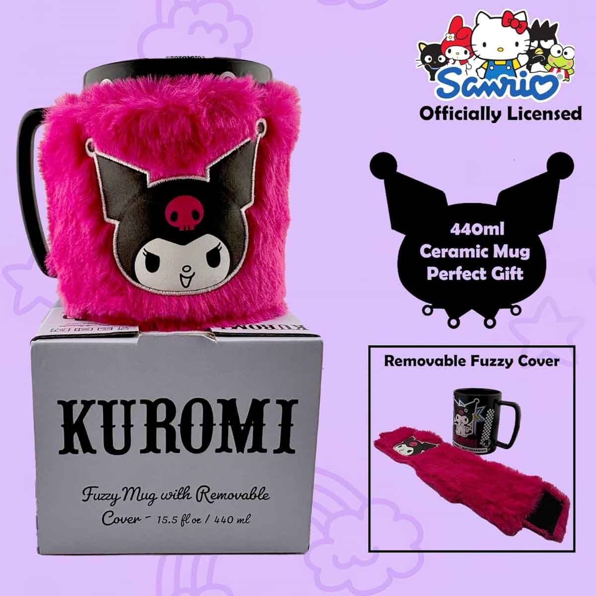 Pyramid Kuromi Cheeky Punky Fuzzy Mug