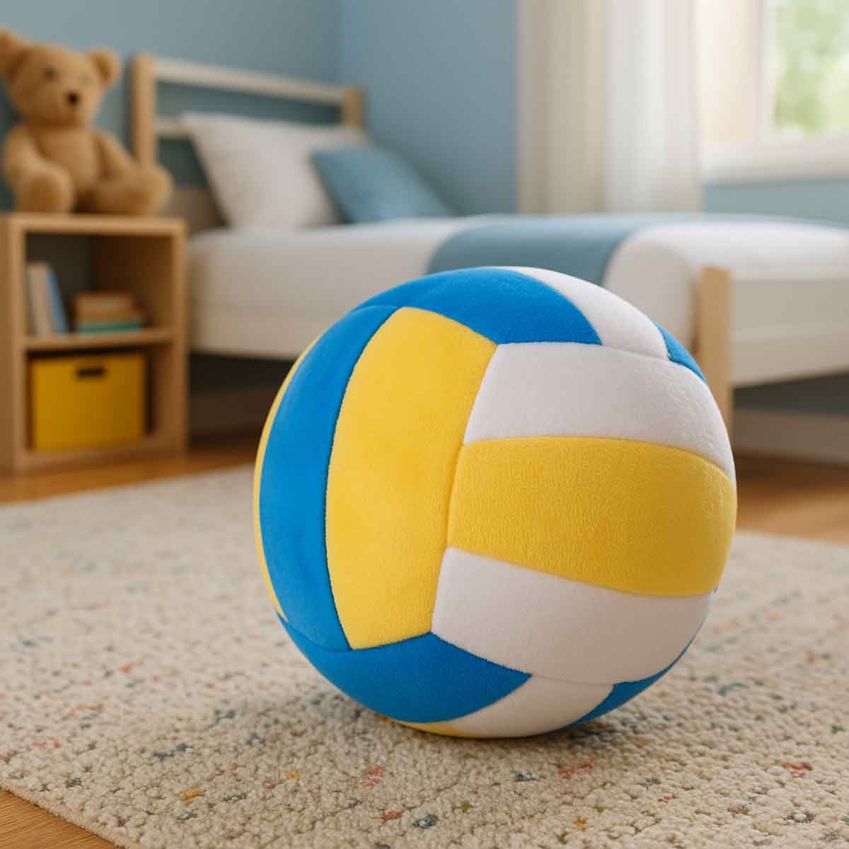 ليتل بيجي باونسر كرة طائرة 9 إنش للجنسين، رقم BSPT002B-VB1، من عمر 3-4 سنوات