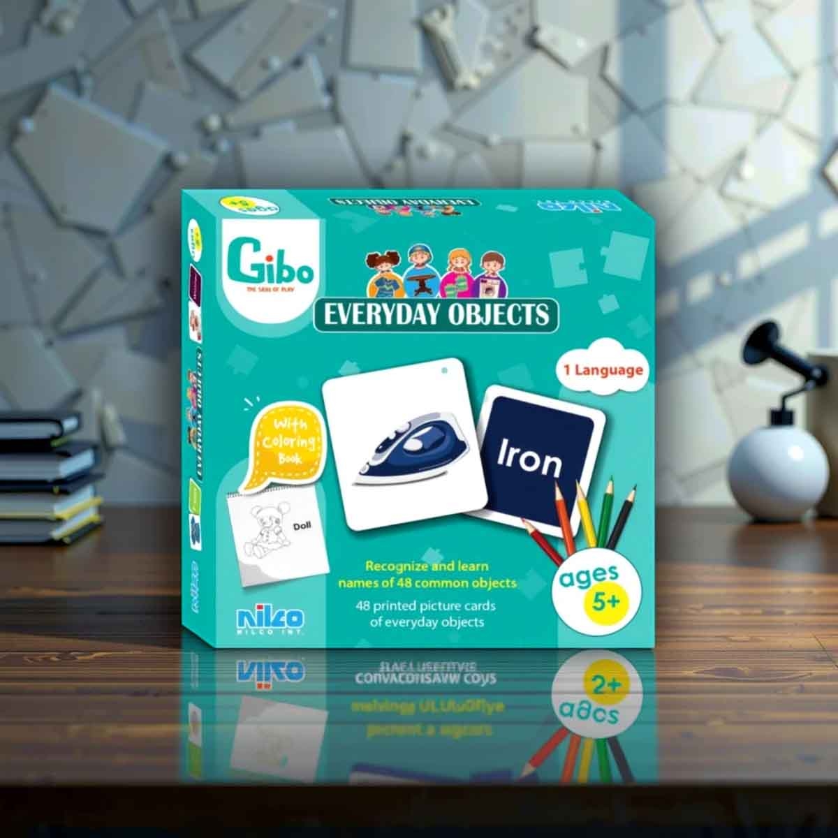 جيبو لعبة تعليمية: الأشياء اليومية للأطفال من عمر 5 إلى 7 سنوات
