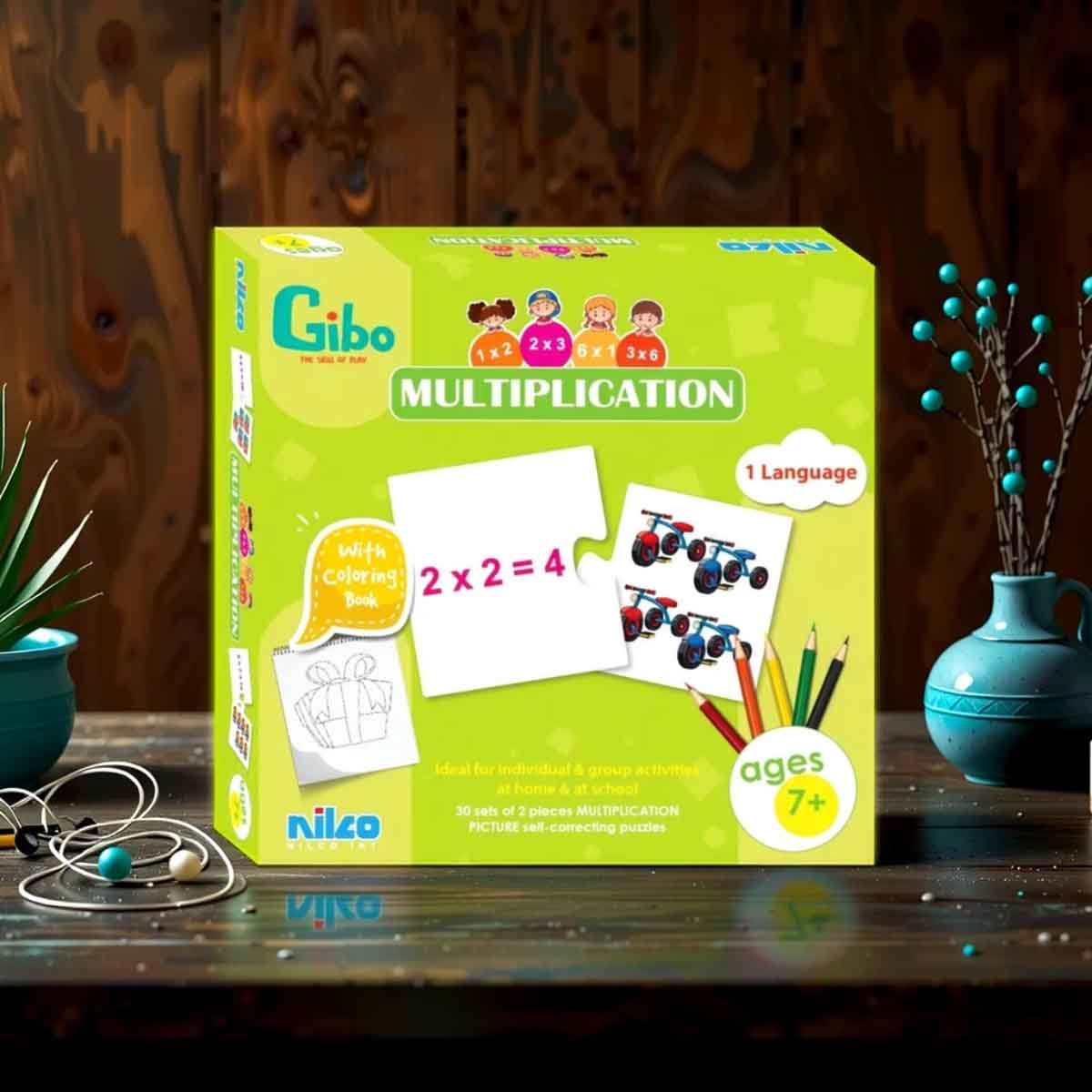 جيبو لعبة تعليمية: جدول الضرب للأطفال من عمر 8 إلى 10 سنوات