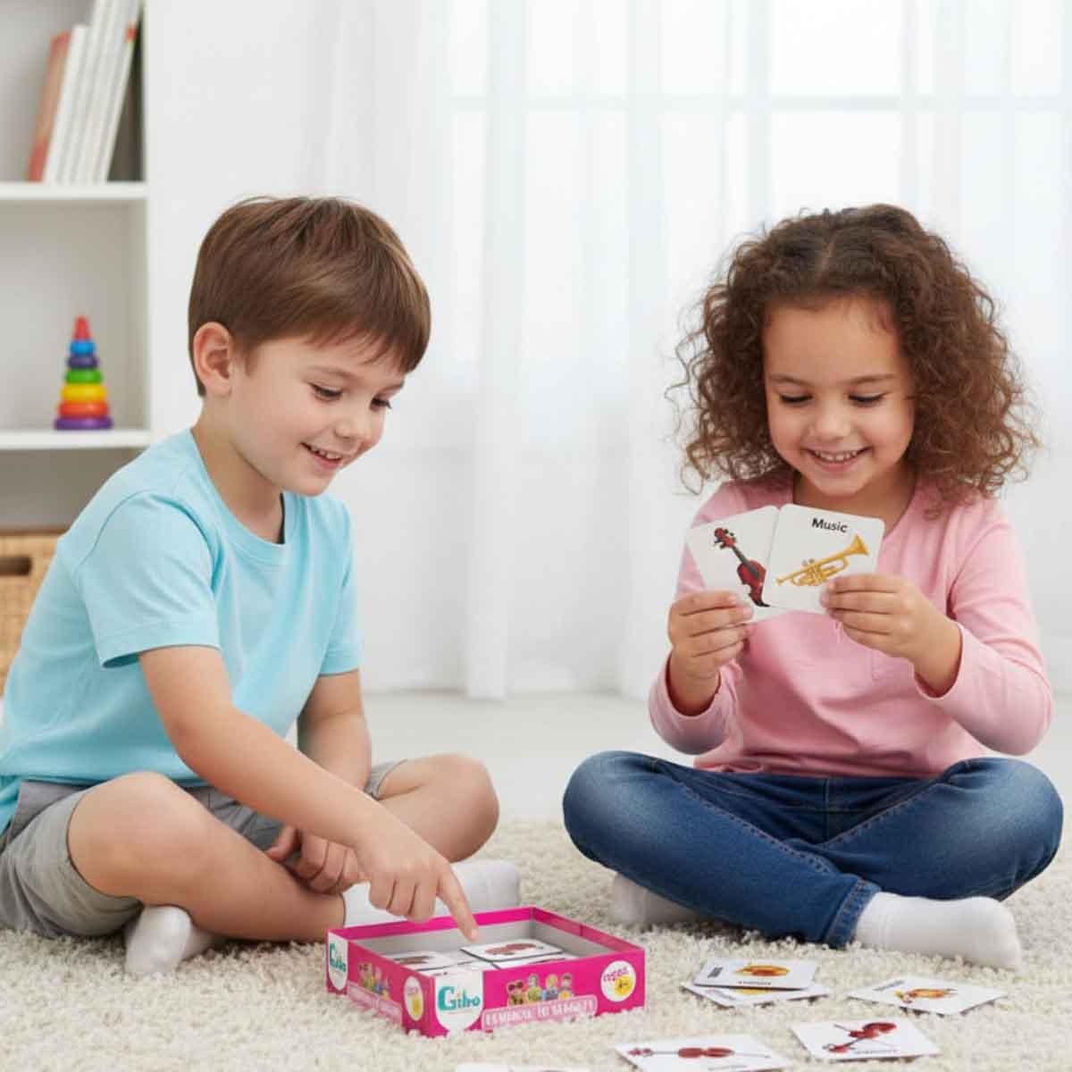 جيبو لعبة تعلم التصنيف للجنسين، من عمر 5-7 سنوات