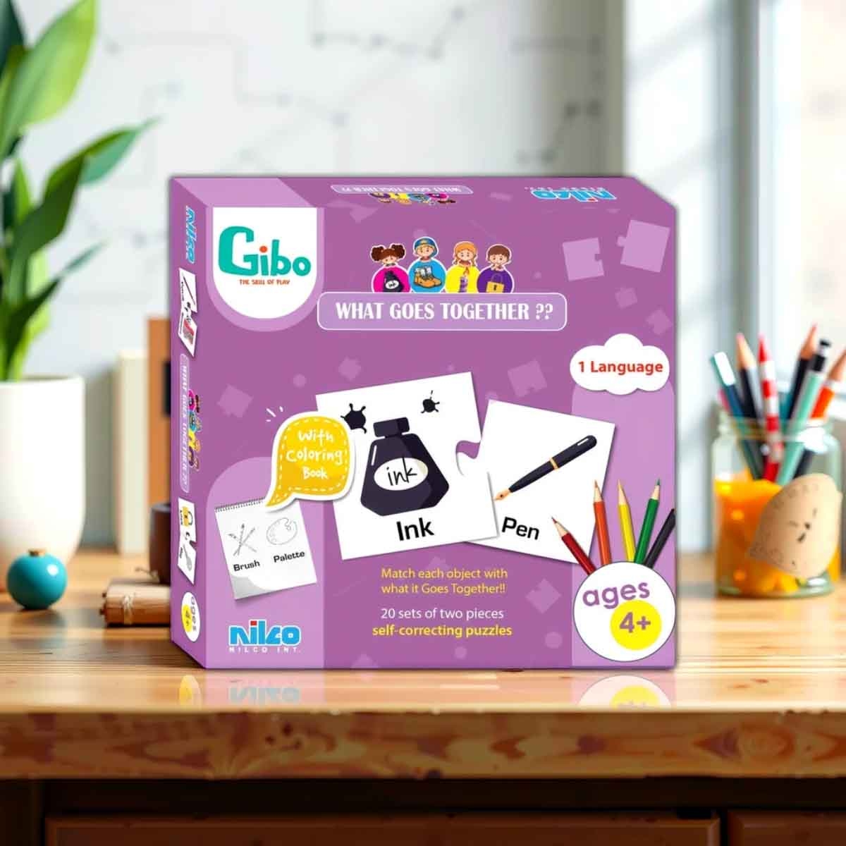 جيبو لعبة تعليمية: ما الذي يتناسب معًا للأطفال من عمر 5 إلى 7 سنوات