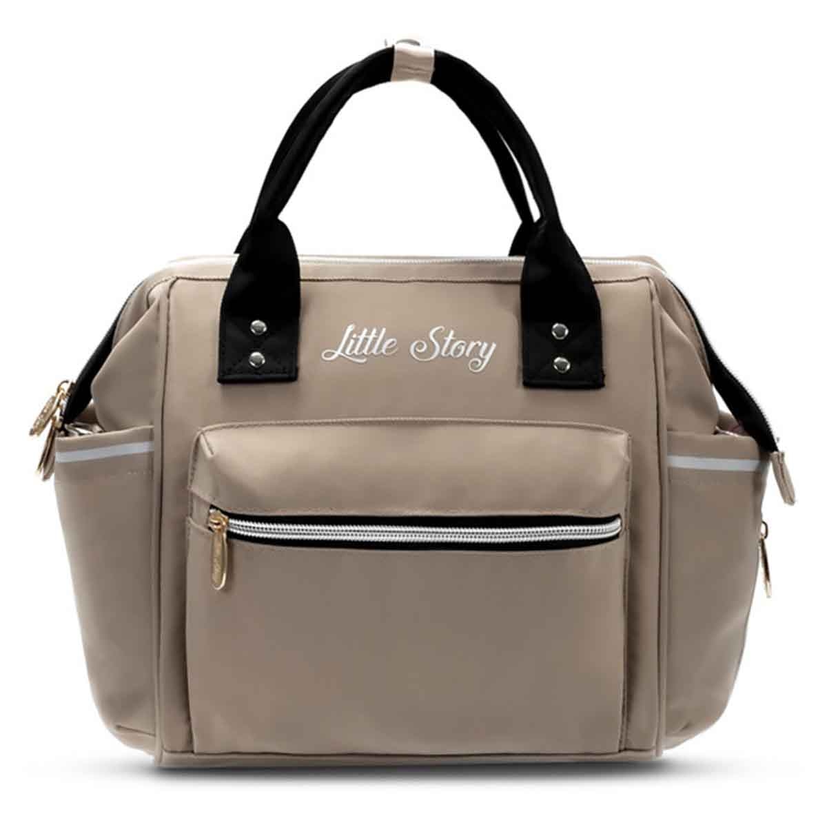 Little Story Beige Ace Diaper Bag