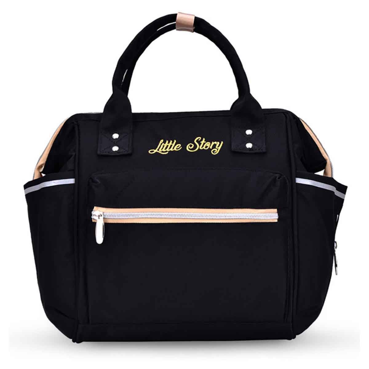 Little Story Black Ace Diaper Bag
