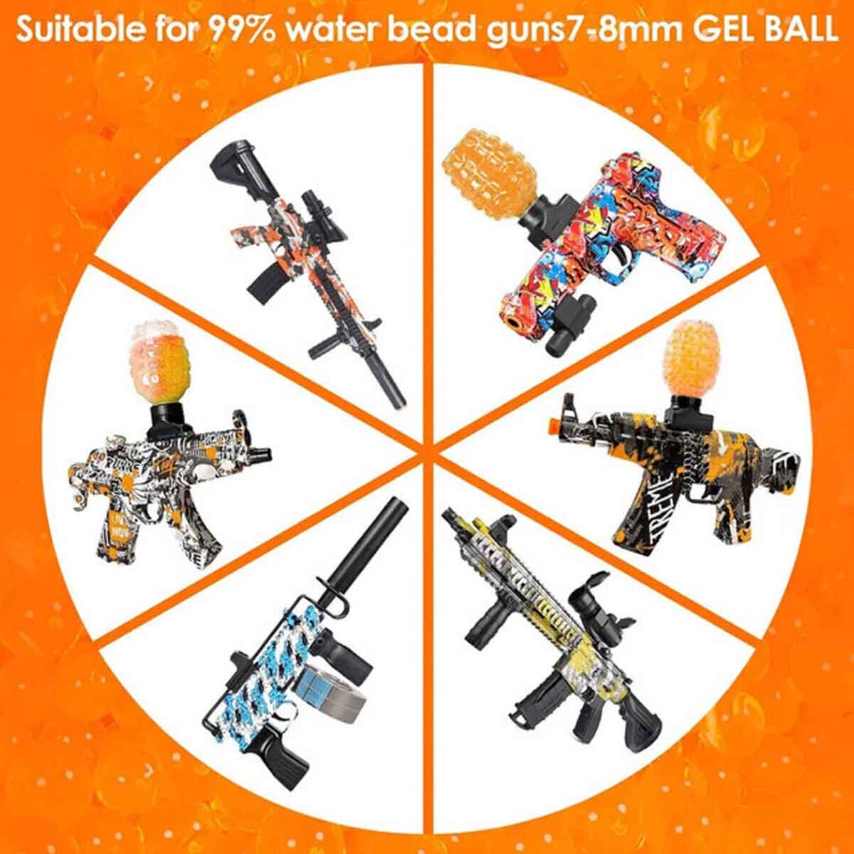 ليتل ستوري لعبة إطلاق رصاص جل برتقالي للجنسين، 3-4 سنوات