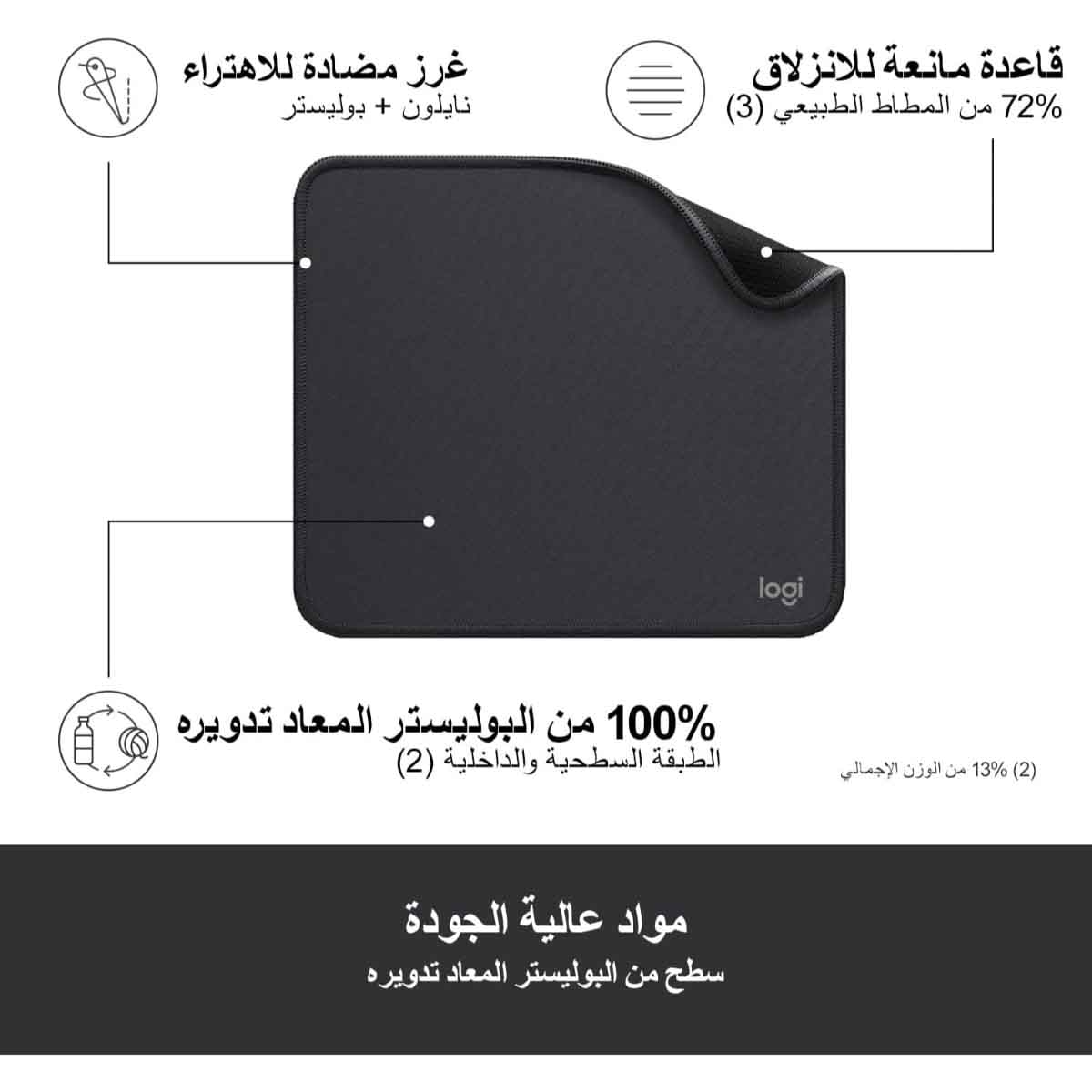 لوجيتك لوحة ماوس ستوديو غرافيت