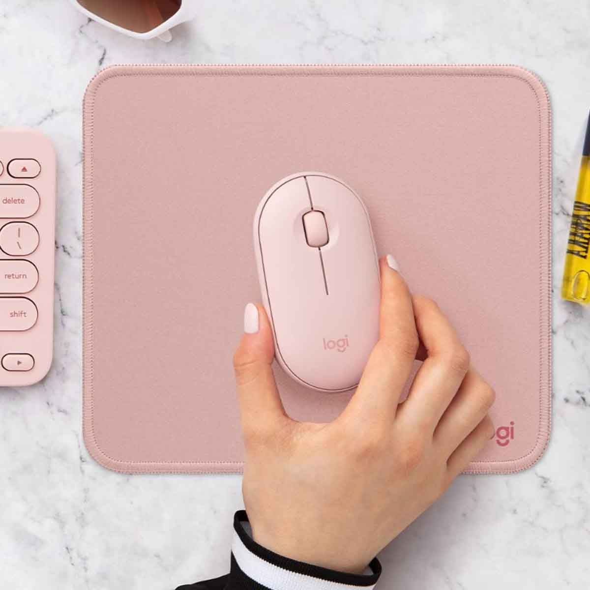 Logitech Dark Rose Studio Mouse Pad