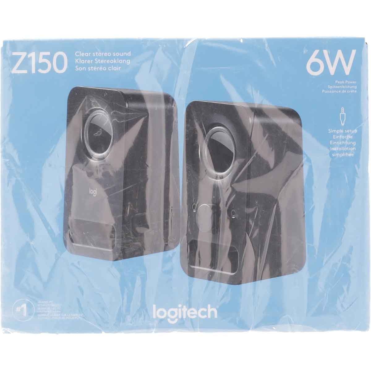 Logitech Midnight Black Z150 Compact Multimedia Stereo Speakers
