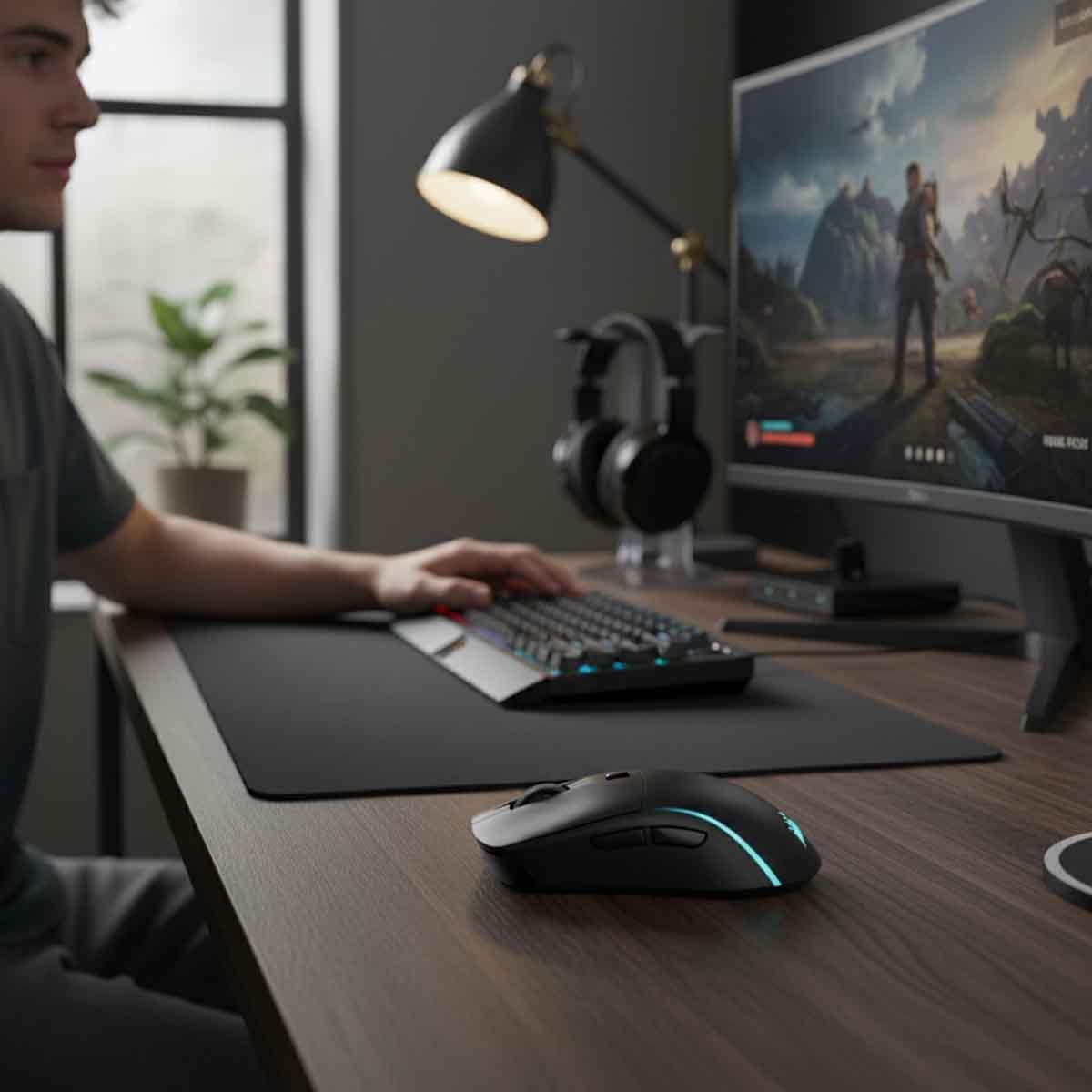 كورسير ماوس ألعاب لاسلكي M75 خفيف الوزن بإضاءة RGB