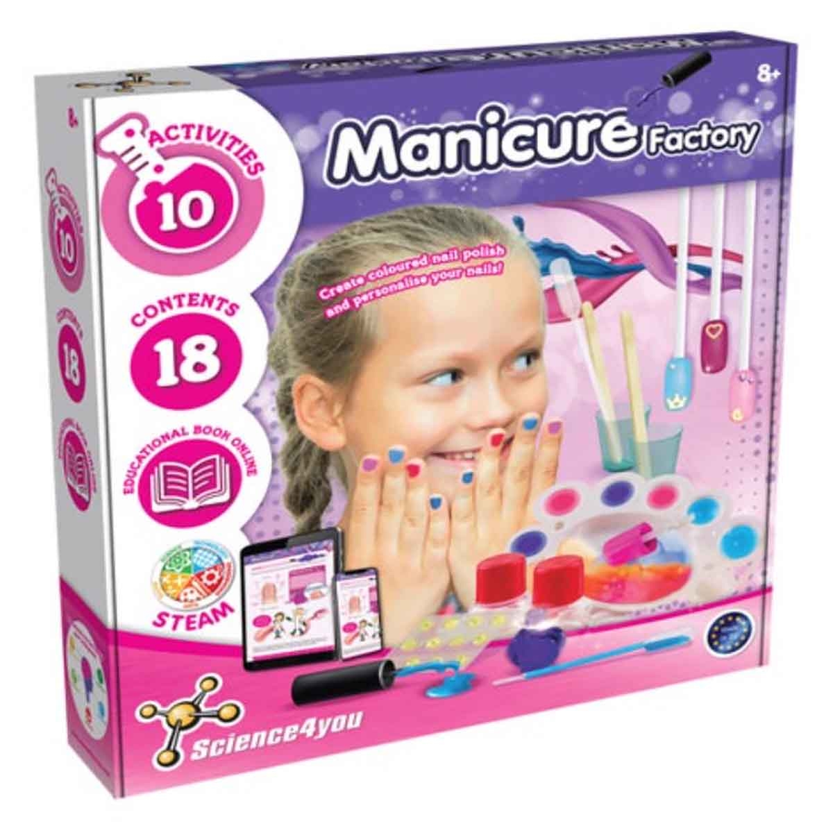 ساينس فور يو مجموعة مصنع المانيكير للجنسين، عمر 8-10 سنوات