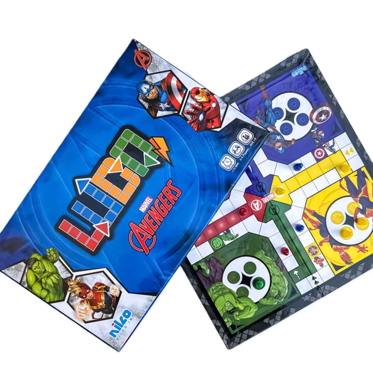 نيلكو لعبة لودو مارفل أفنجرز للأطفال من عمر 5 إلى 7 سنوات