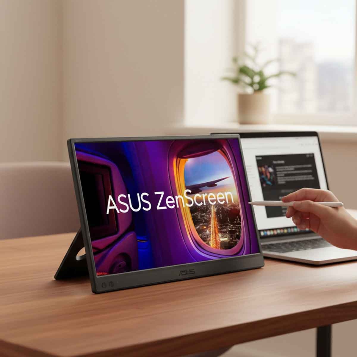 أسوس شاشة محمولة زين سكرين إم بي169 سي كيه مقاس 15.6 بوصة