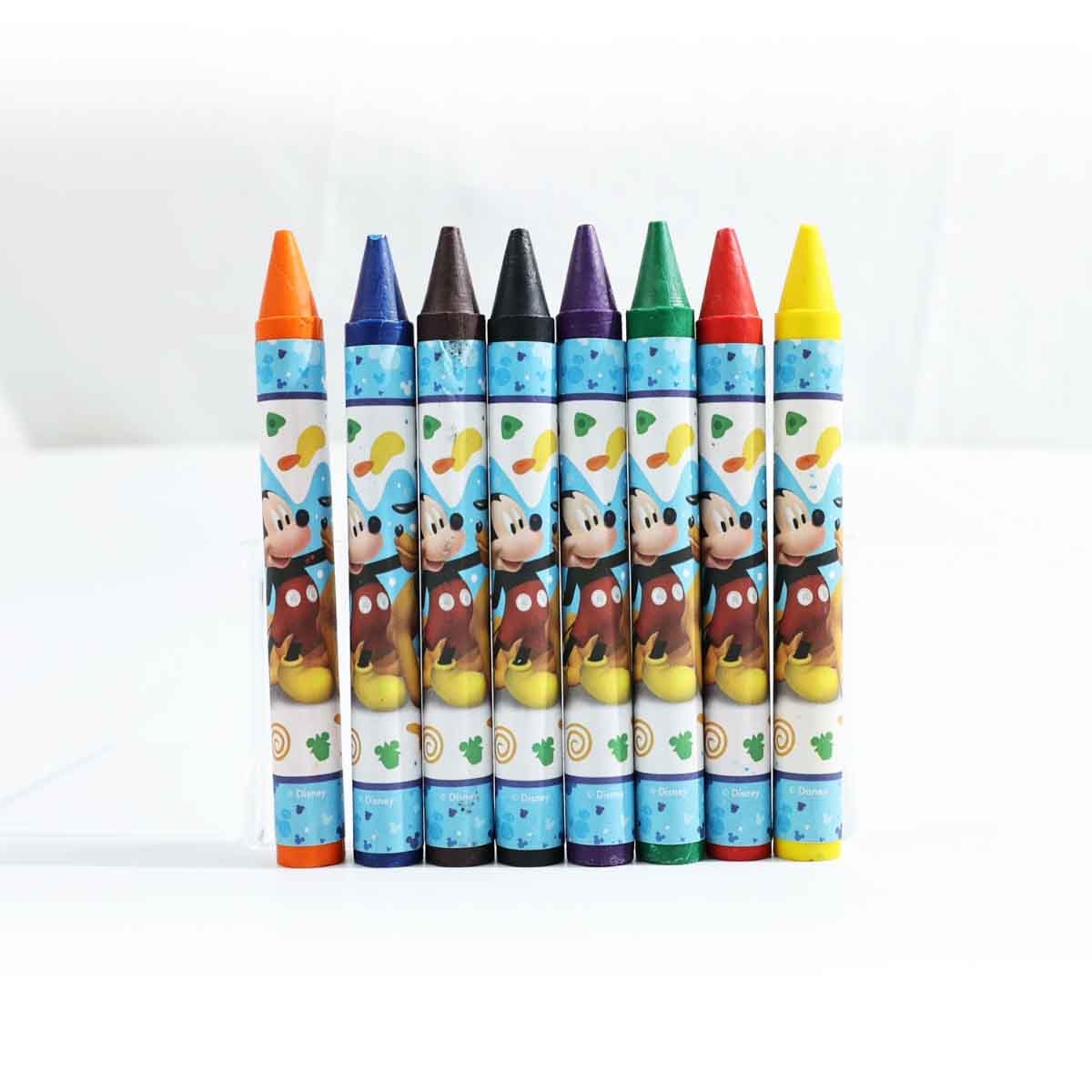 ديزني جونيور أقلام شمعية جامبو 8 ألوان للجنسين، عمر 3-4 سنوات