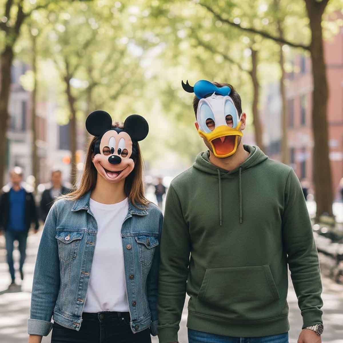 ميكي ماوس مجموعة أقنعة ديزني عدد 4 قطع