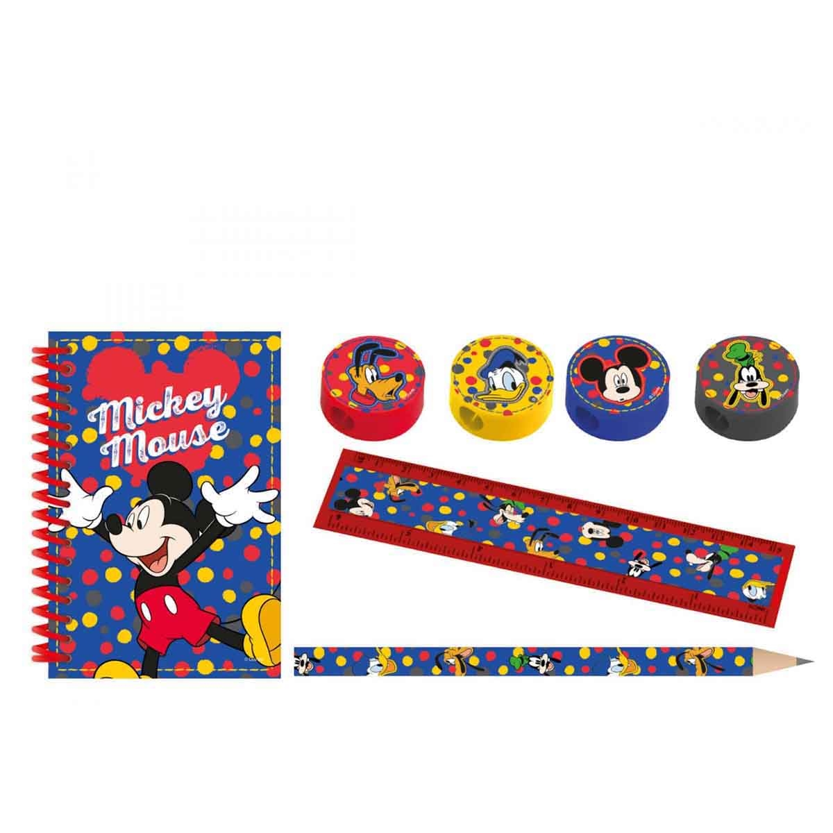 Mickey Mouse 16-Piece Stationery Set