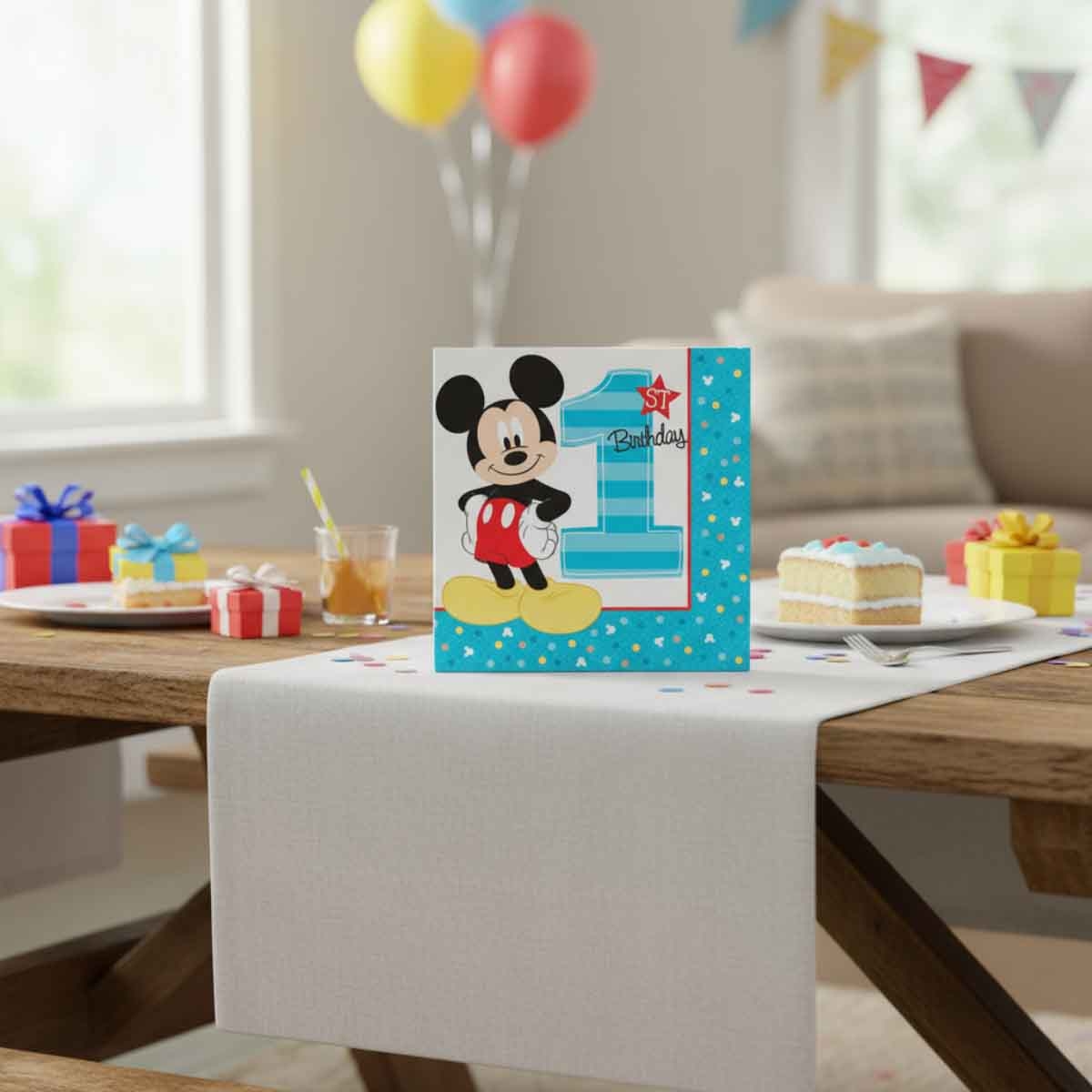Mickey Mouse Fun To Be One Lunch Napkin Set