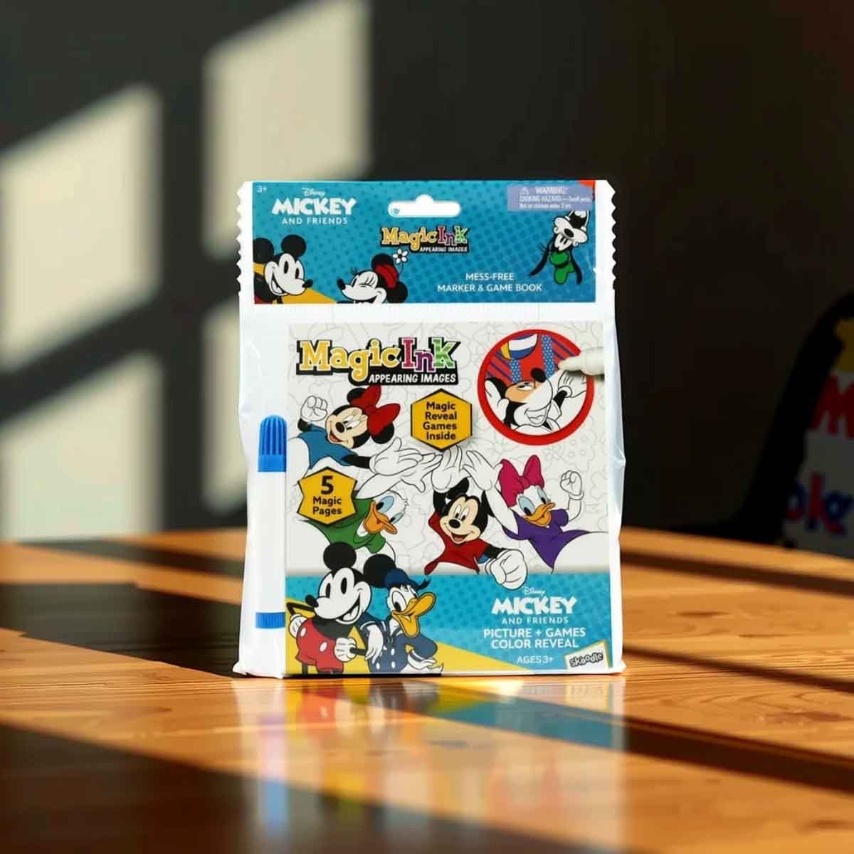 ميكي وأصدقاؤه كتاب الحبر السحري المصغر للجنسين، عمر 3-4 سنوات