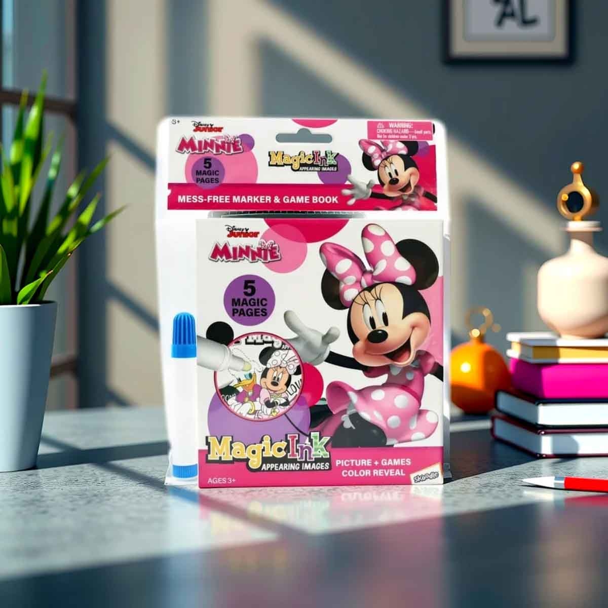 ديزني جونيور كتاب الحبر السحري المصغر للجنسين، عمر 3-4 سنوات