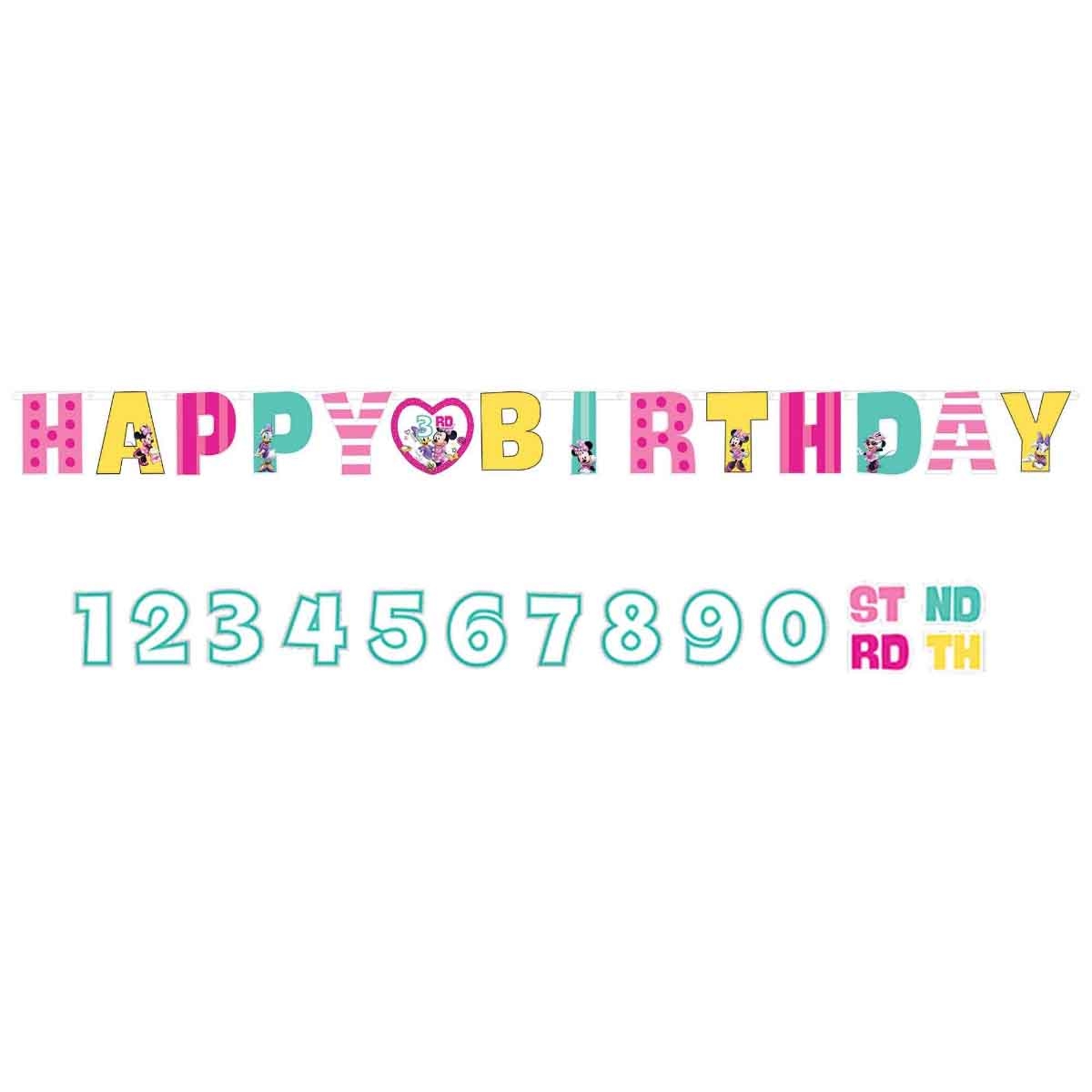 Minnie Mouse Jumbo Letter Banner